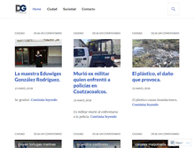 Tablet Screenshot of diariodelgolfo.com